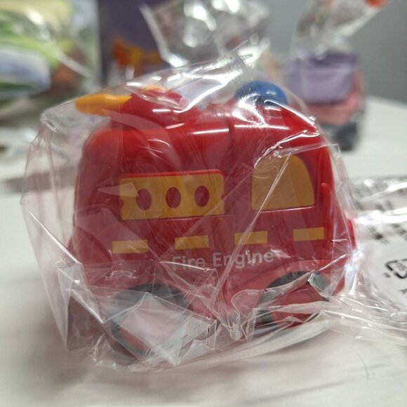 Toy Car Dumptruck Purple Plane Firetruck Police Rescue New Spin Drive Go Move - Picture 7 of 9